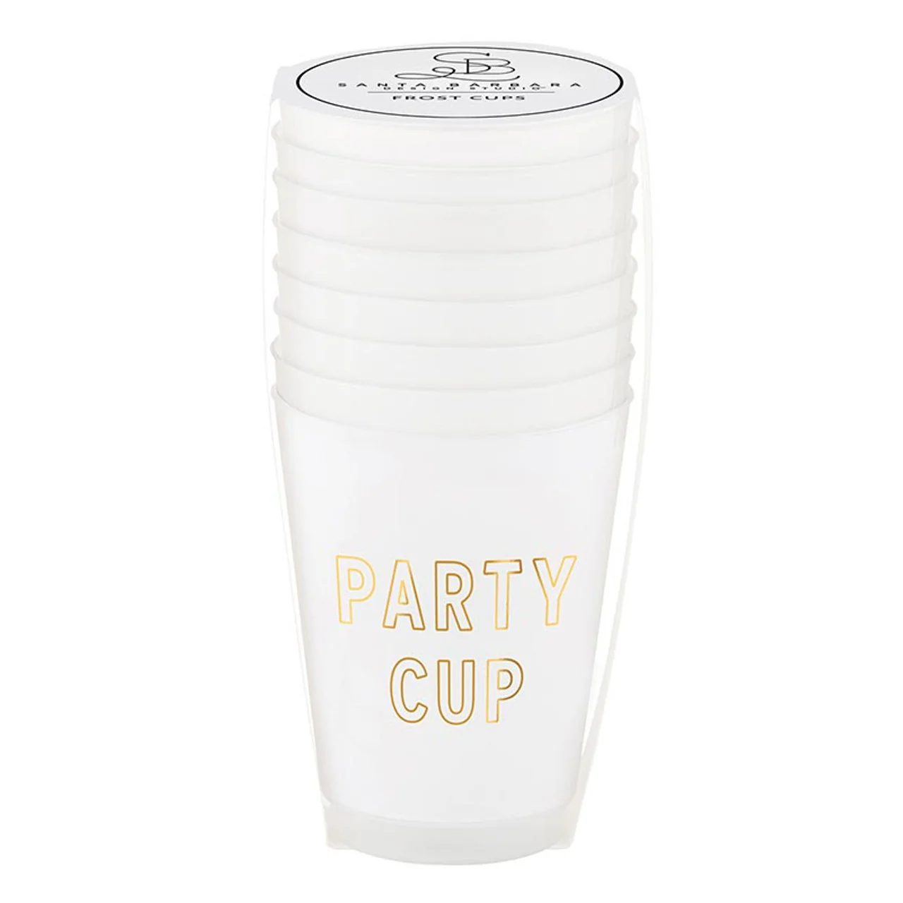 16oz Frosted Gold Foil Party Cups S/8 (40% off at checkout) - Image 2
