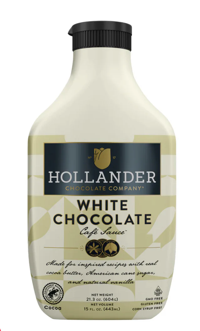 Hollander White Chocolate Cafe Sauce 15oz