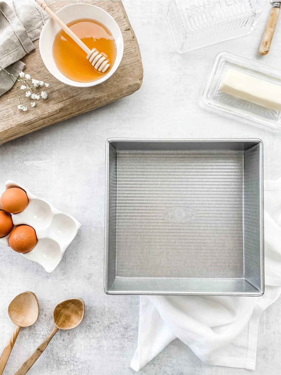 9" Square Cake Pan - USA Pan - Image 2