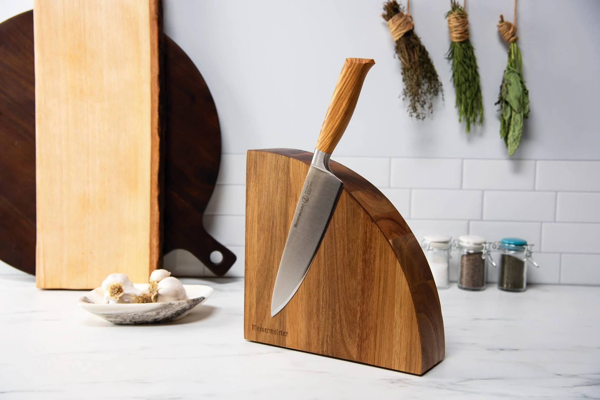 Acacia Magnetic Knife Block - Image 2