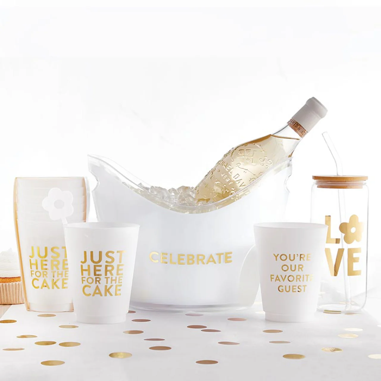 Acrylic Beverage Bucket - Celebrate - Image 2