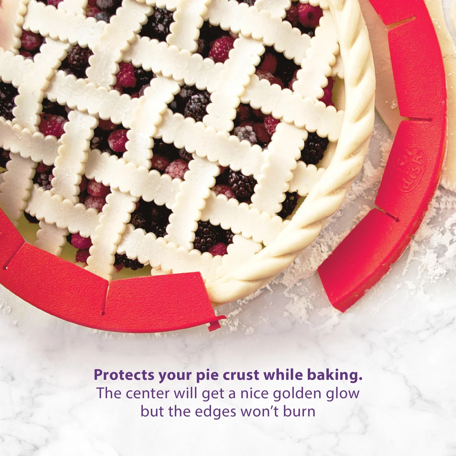 Adjustable Silicone Pie Shield - Image 4
