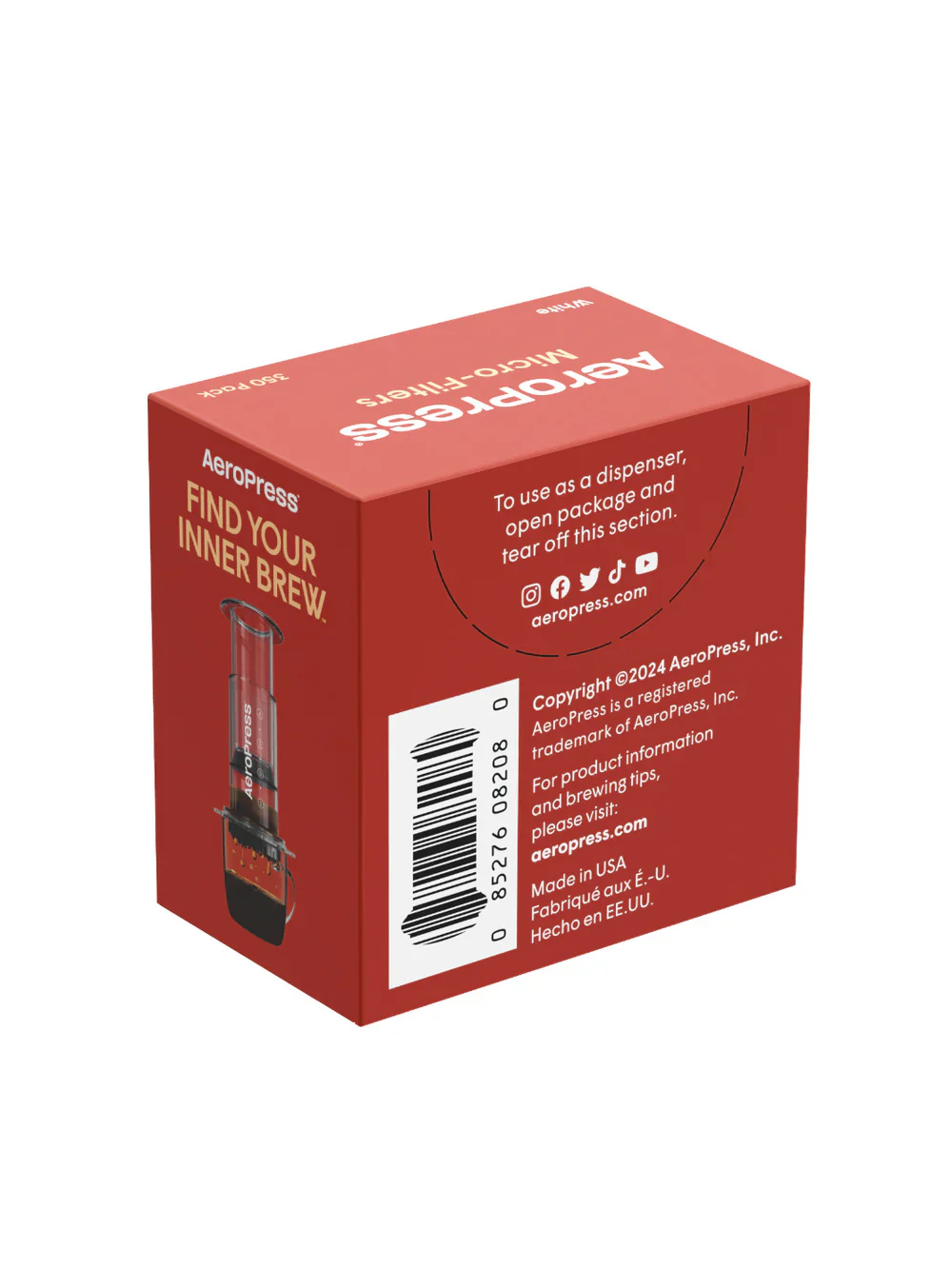 Aeropress Micro-Filters - White 350pk - Image 2