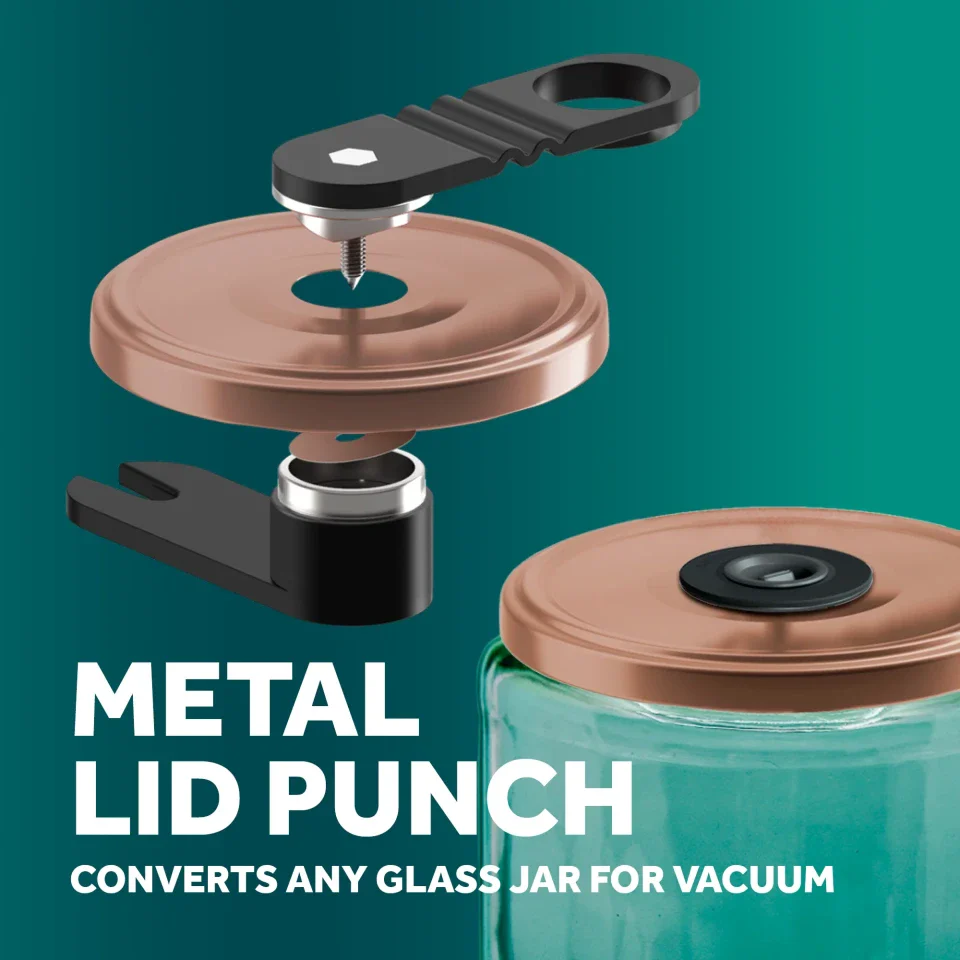 Airtender Food & Wine Vacuum Blister Pack Vacuum Set - Image 5
