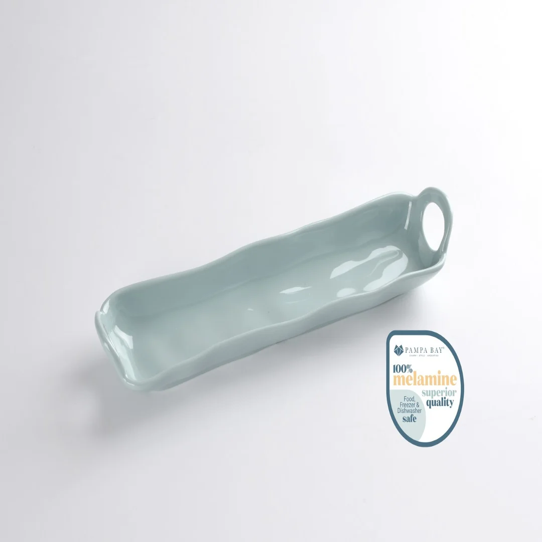 Aqua Melamine Cracker Tray - Image 5