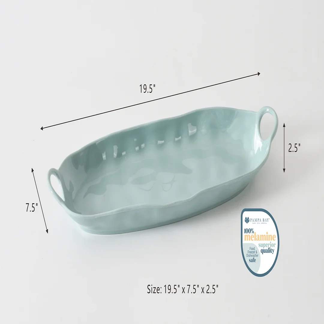 Aqua Melamine Deep Long Server - Image 2