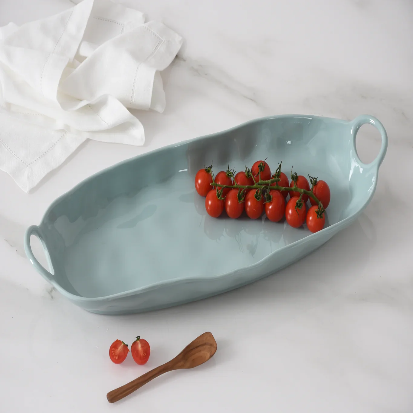 Aqua Melamine Deep Long Server - Image 4