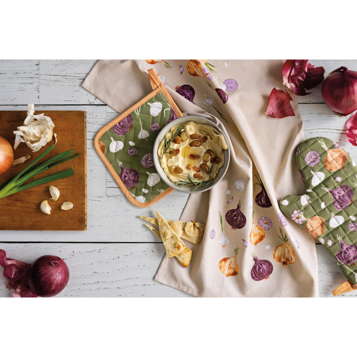 Aromatics Printed Tea Towel - Image 2