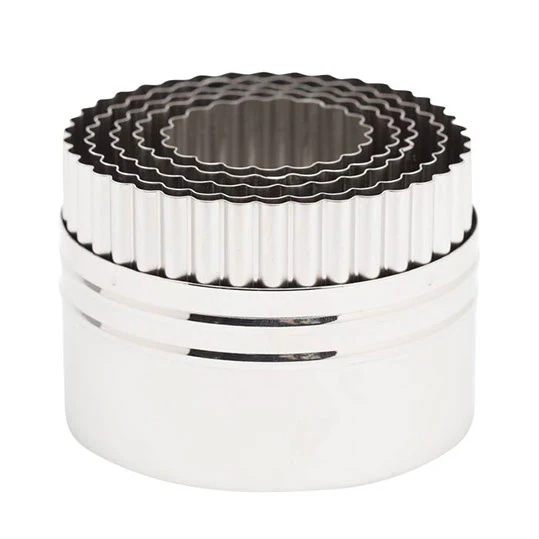 Ateco 5 PC Double Sided Round Cutters