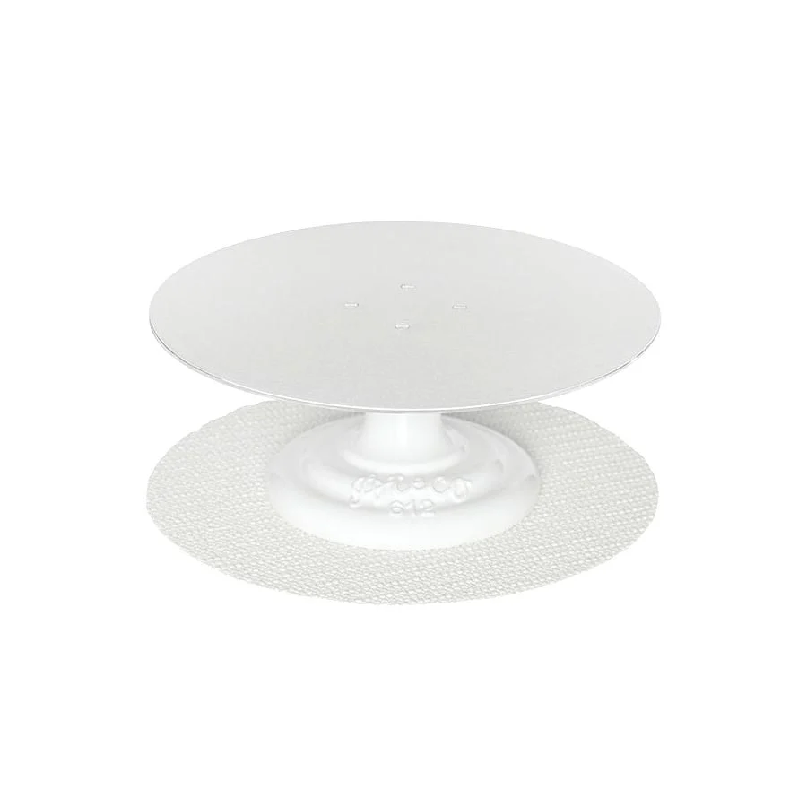 Ateco 612 Cake Turntable with non-slip pad - Cast Iron Base - Image 2