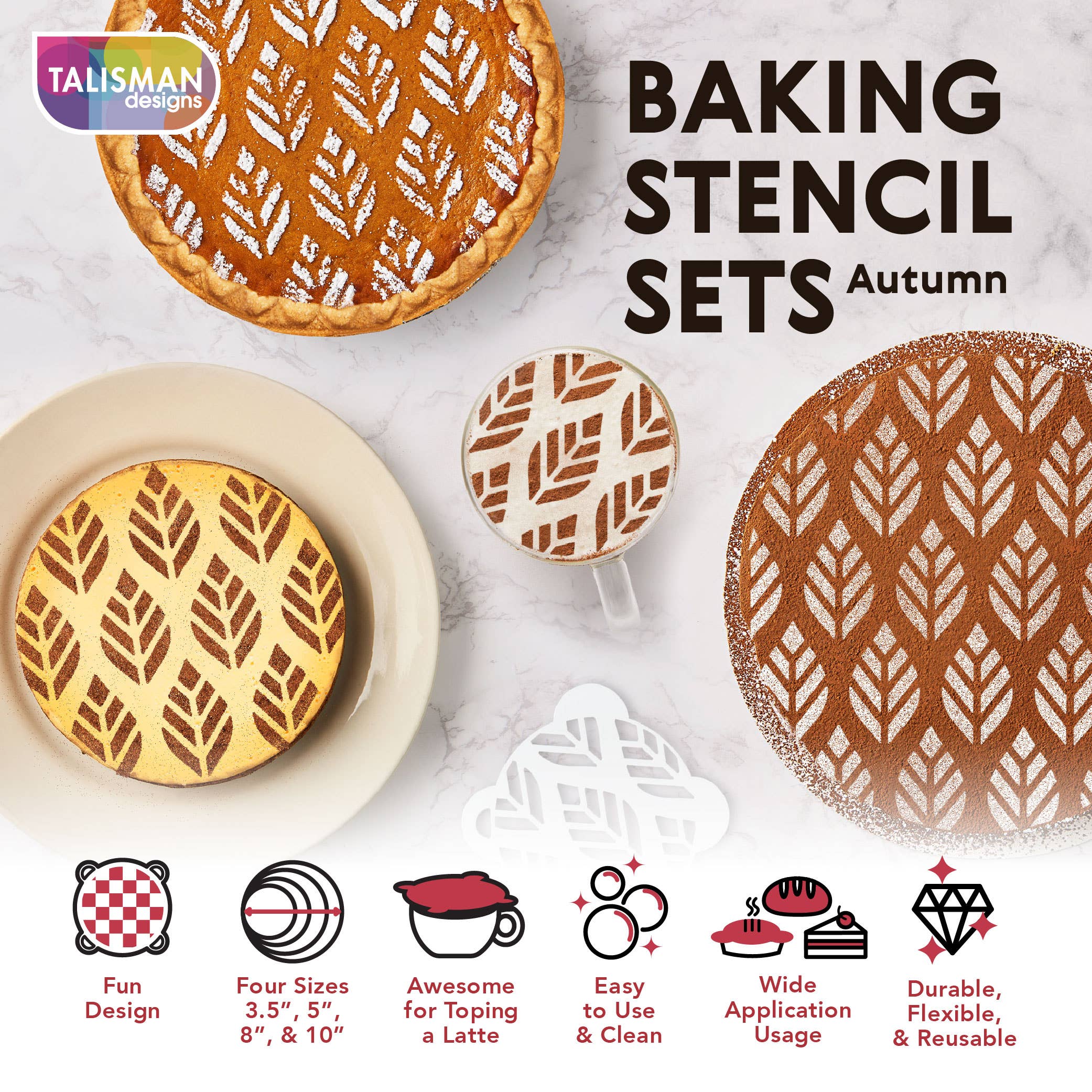 Baking Stencil Set - Autumn - Image 6