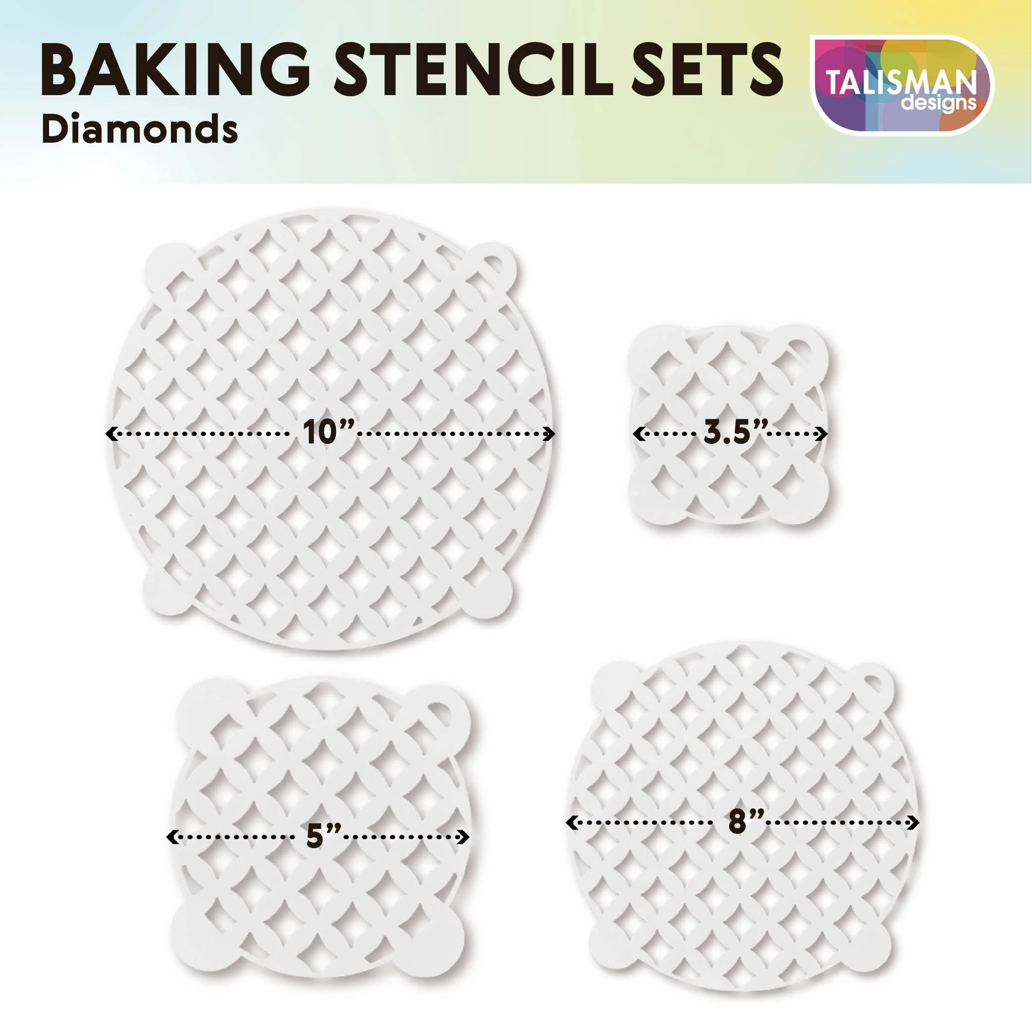 Baking Stencil Set - Diamonds - Image 5