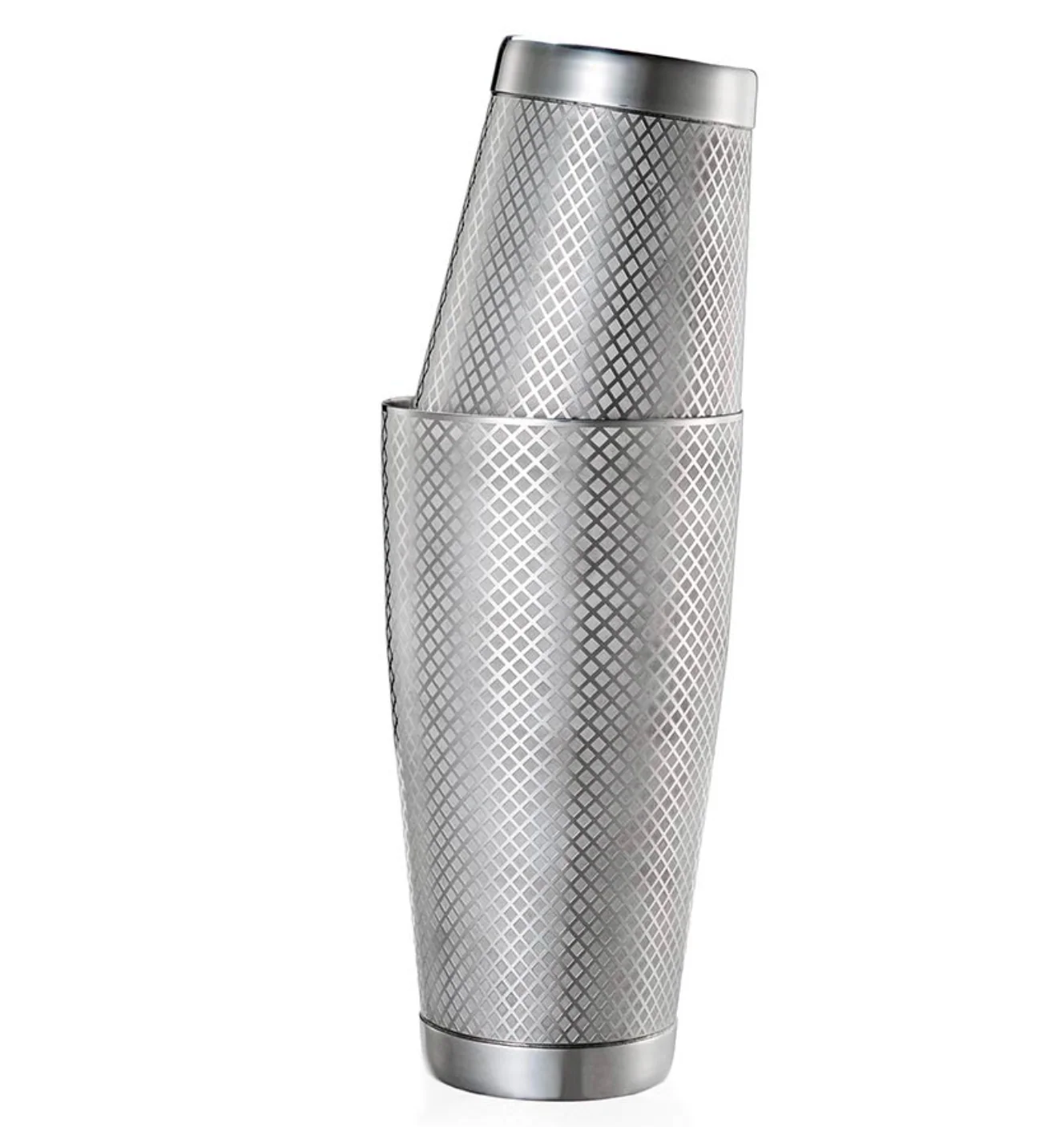 Barfly 28oz + 18oz Cocktail Shaker Tin Set - Diamond Lattice - Image 2