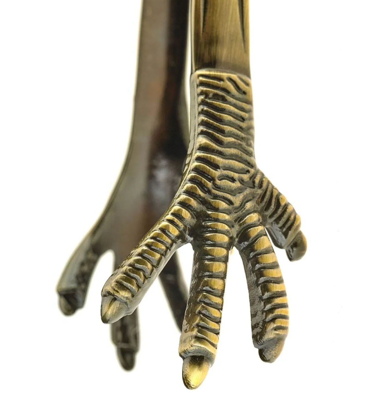 Barfly Talon Ice Tongs - Antique Brass - Image 2