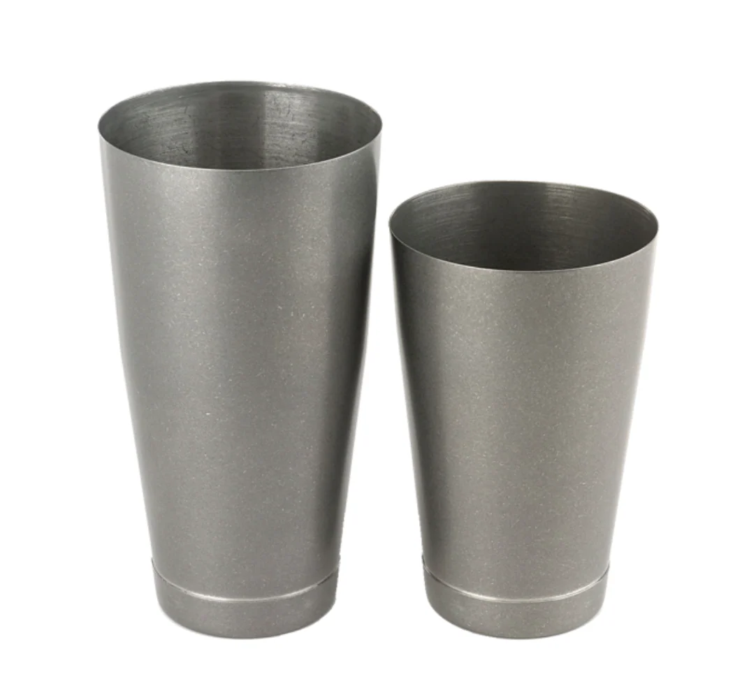 Barfly 28oz + 18oz Cocktail Shaker Tin Set - Vintage Stainless
