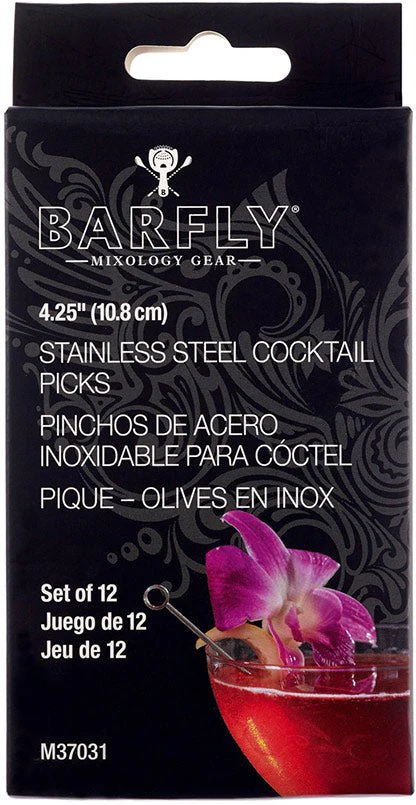 Barfly - Stainless Steel Cocktail Pick with Circle Set/12 - Image 5