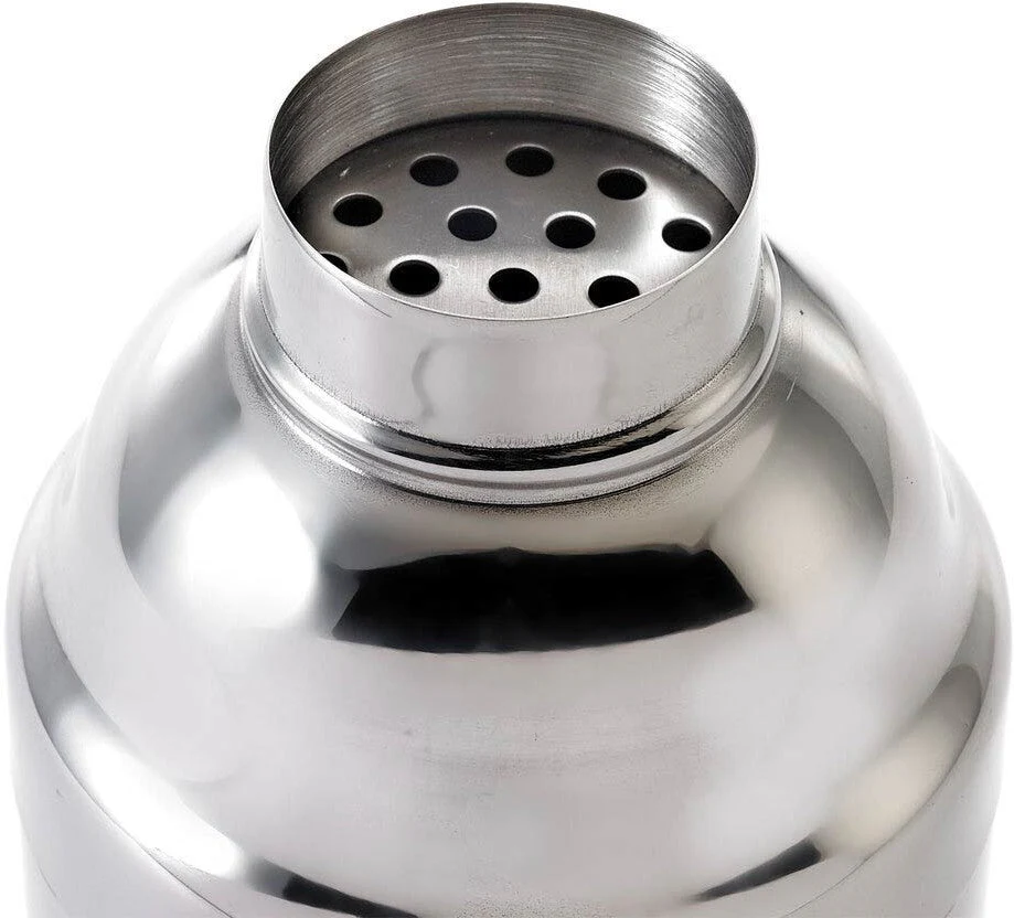Barfly - Stainless Steel Silver 3pc Japanese Cocktail Shaker 24oz - Image 3