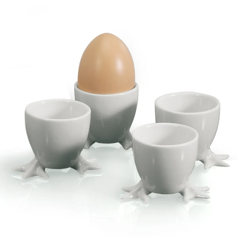 BIA Egg Cups Chicken Feet S/4