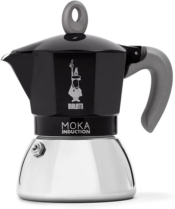 Bialetti Moka Induction 4-Cup Black