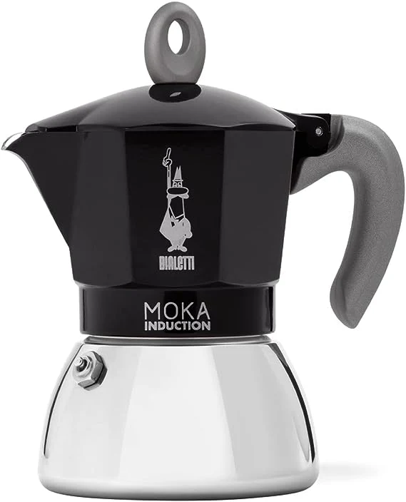 Bialetti Moka Induction 6-Cup Black