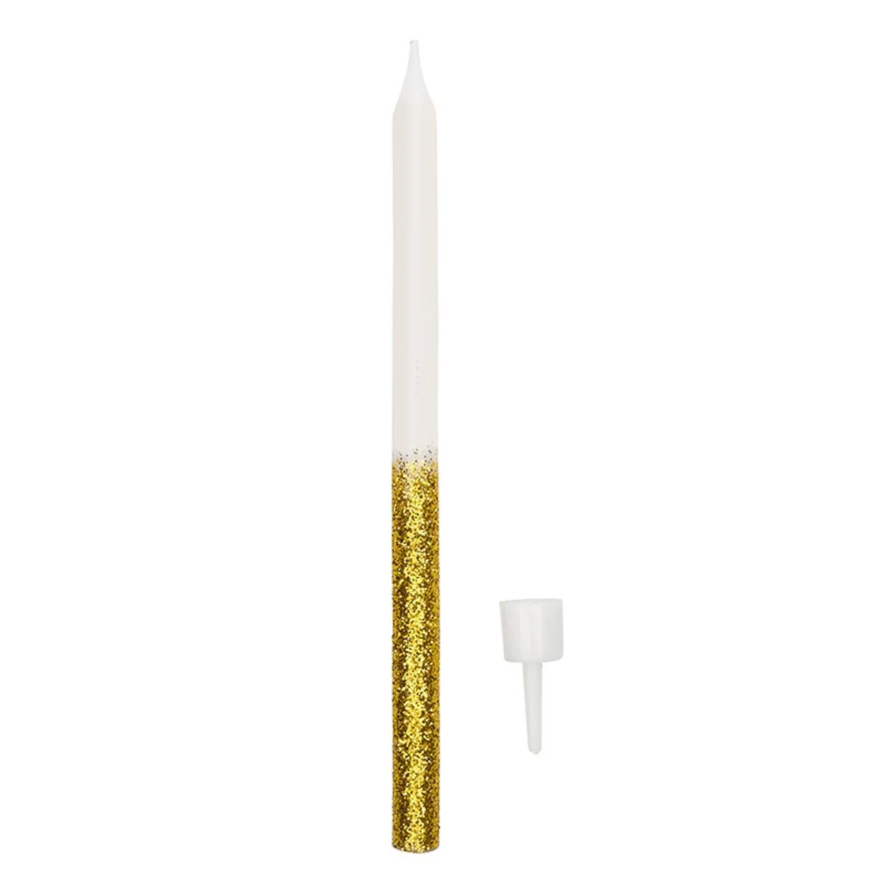 Birthday Candles - Gold Glitter Dip Count/24 - Image 3