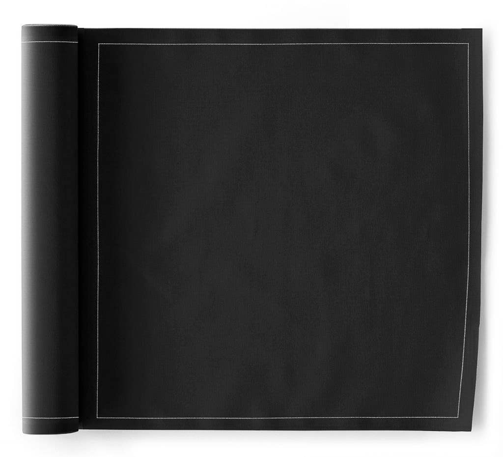 Black Cotton Dinner Napkins 12 Units - Image 4