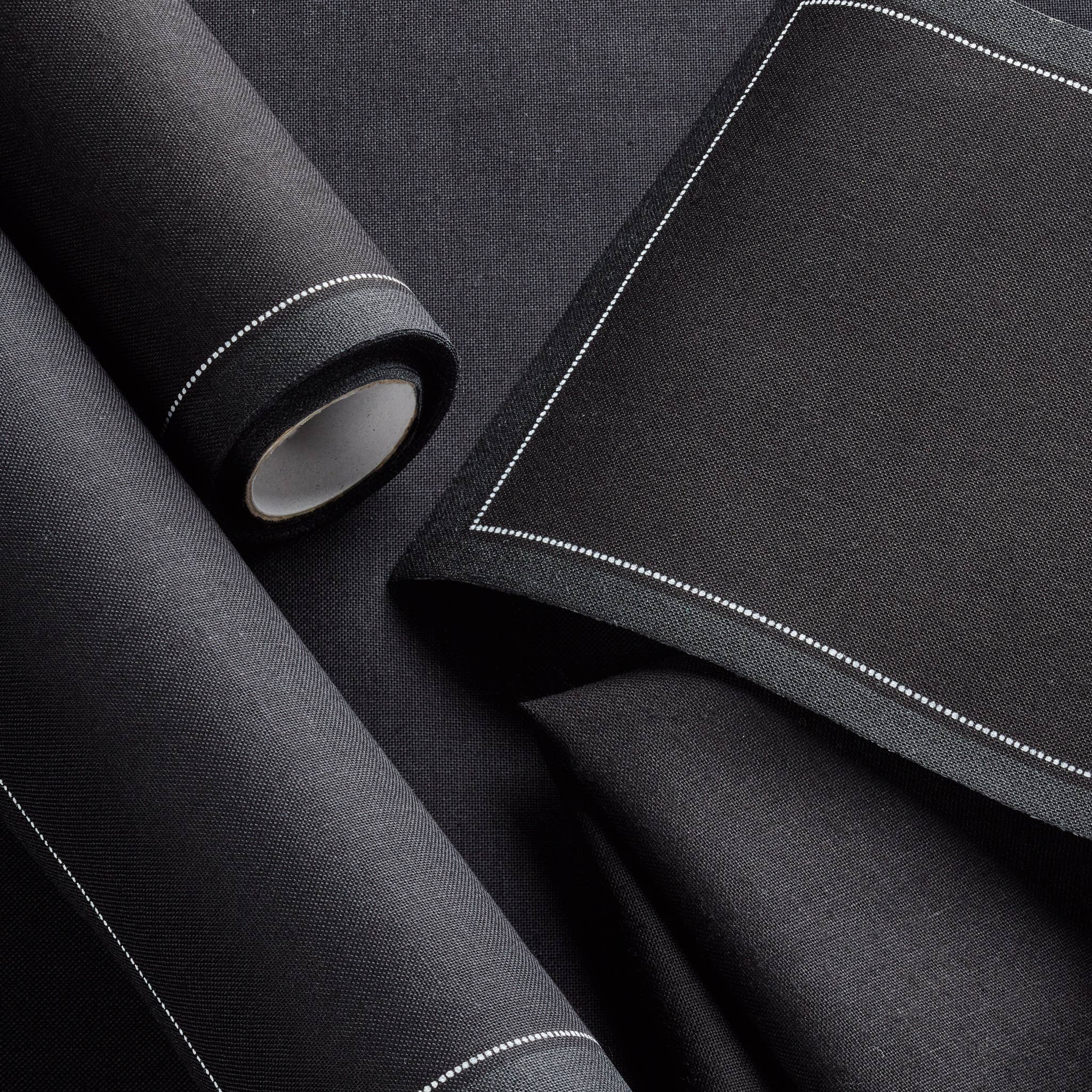 Black Cotton Luncheon Napkins 25 Units - Image 3