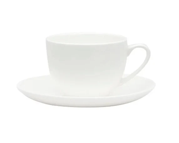 Bone China Cappuccino Cup + Saucer 240ml/8oz