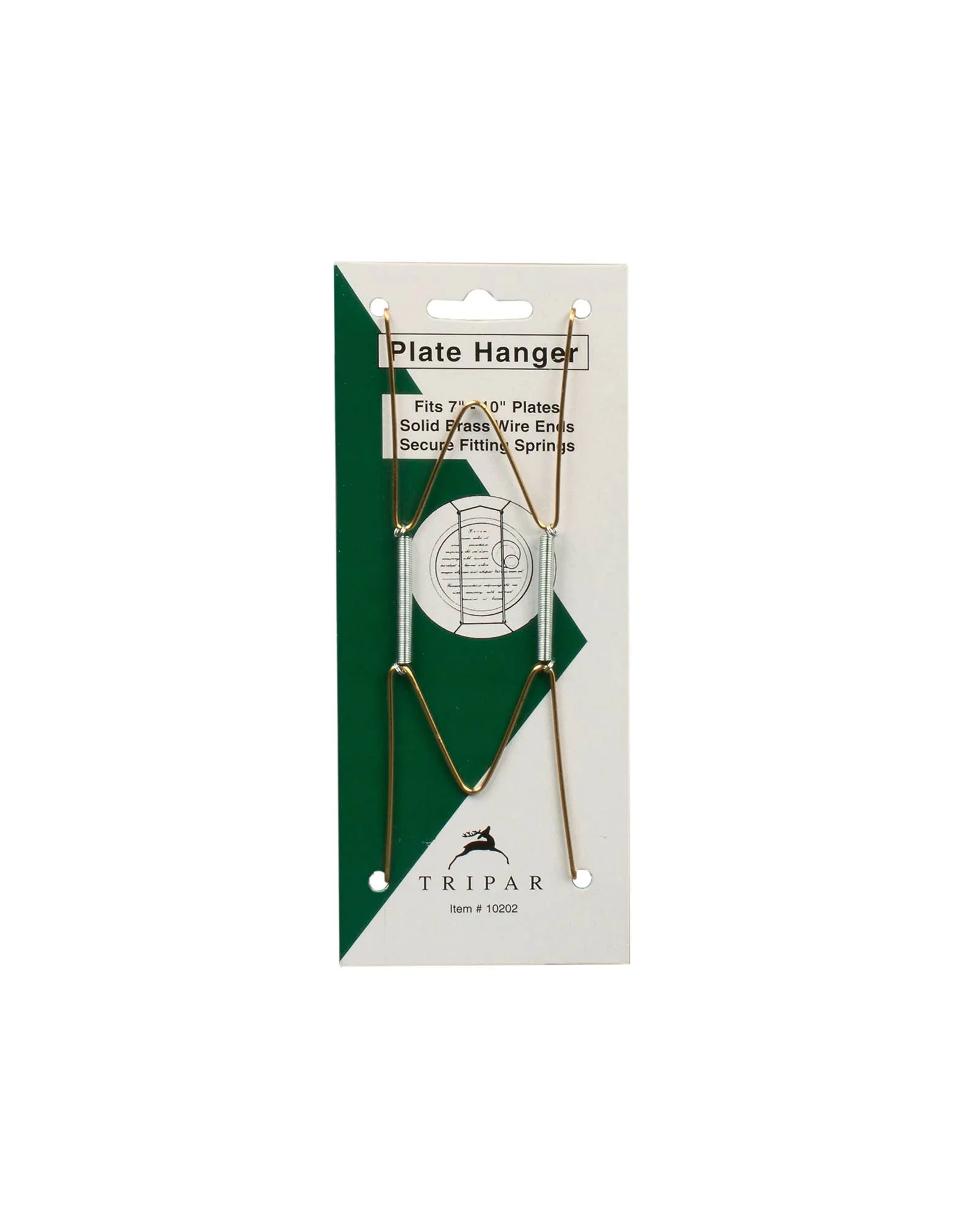 Brass Wire Plate Hangers: Fits 5"-11" Plates - Image 6