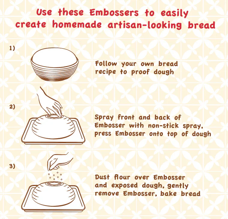 Bread Embossers - Set of 2 - Image 3