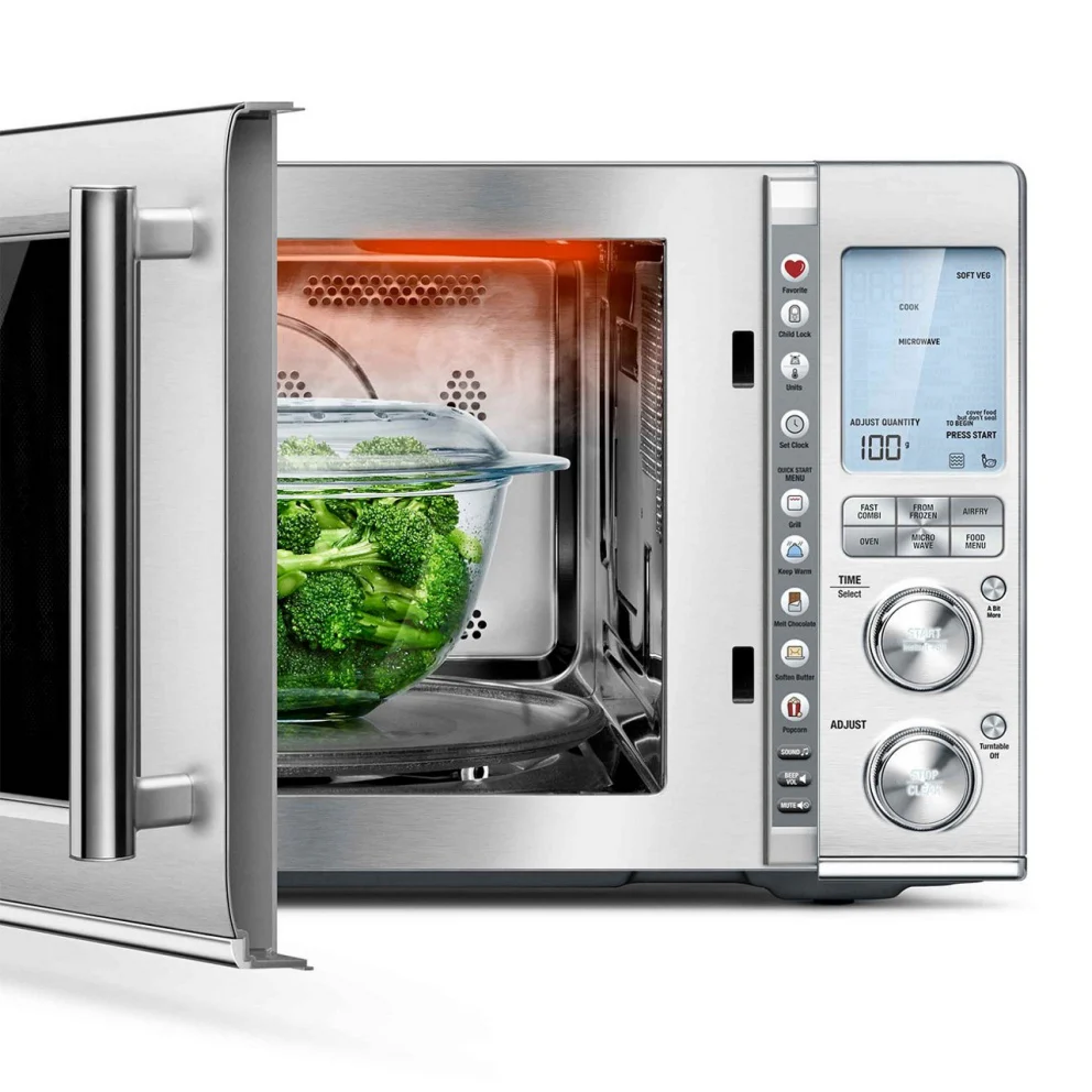 Breville Combi-Wave 3-in-1 - Black Stainless Steel - Image 3