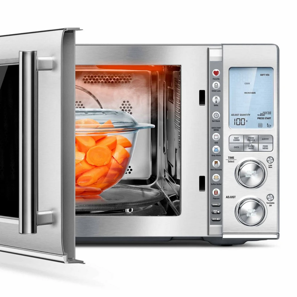 Breville Combi-Wave 3-in-1 - Black Stainless Steel - Image 4