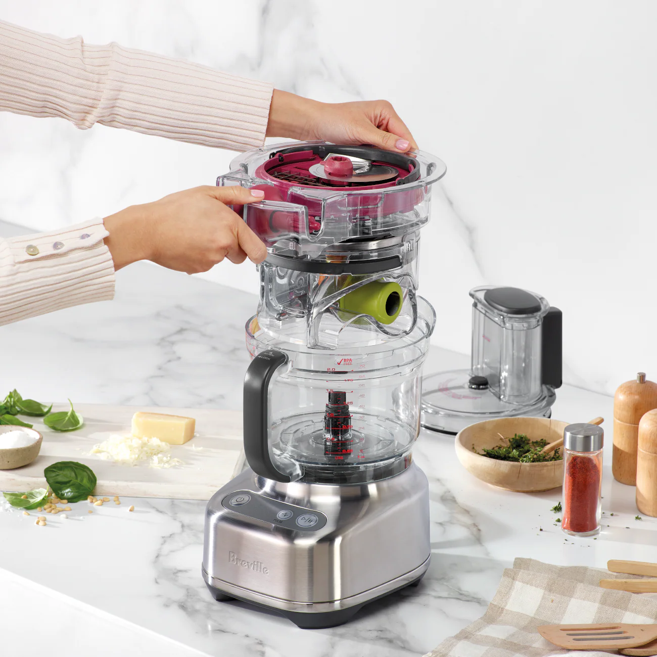 Breville Paradice 9 Food Processor - Sea Salt - Image 4