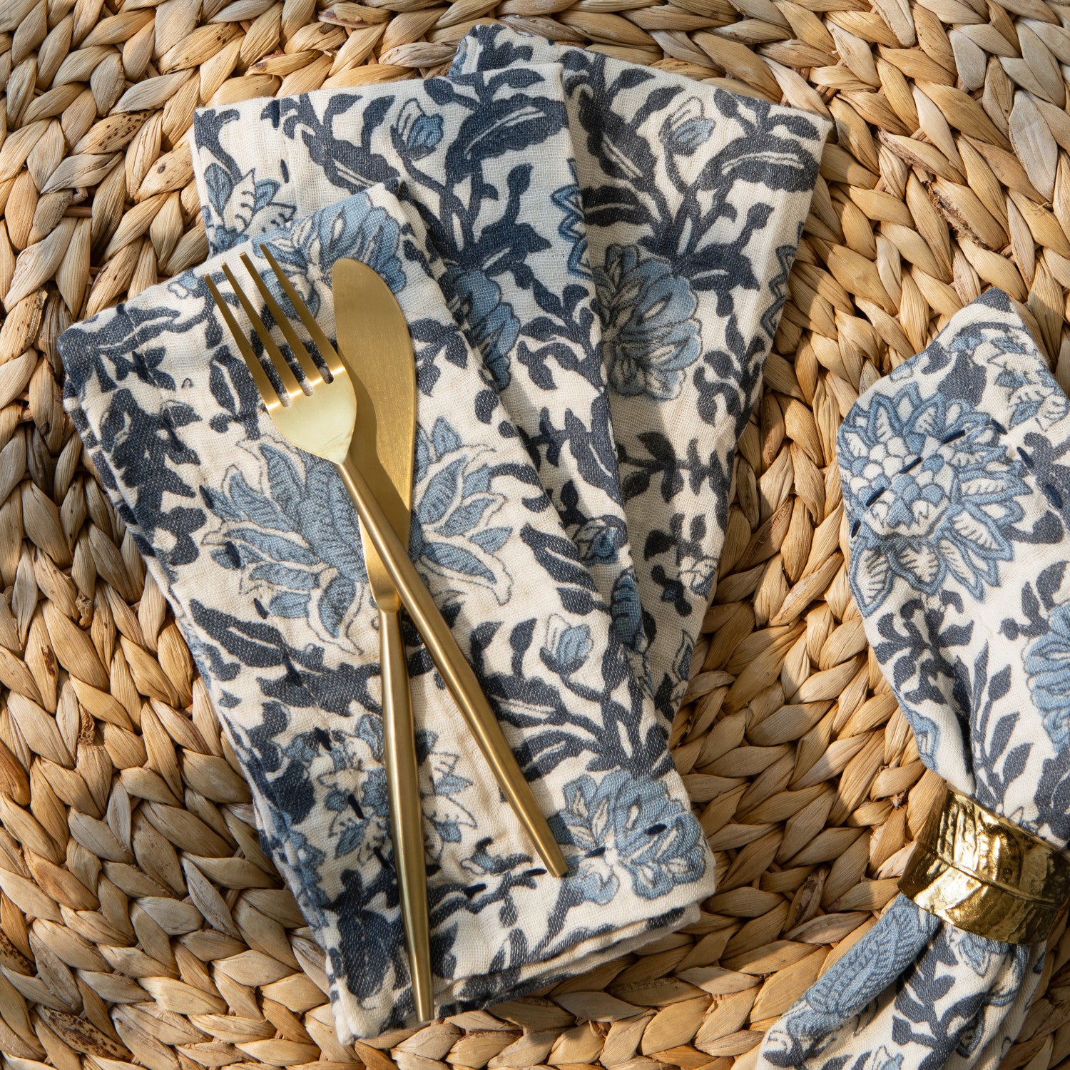 Briar Double Weave Napkins Set of 4 - Image 2