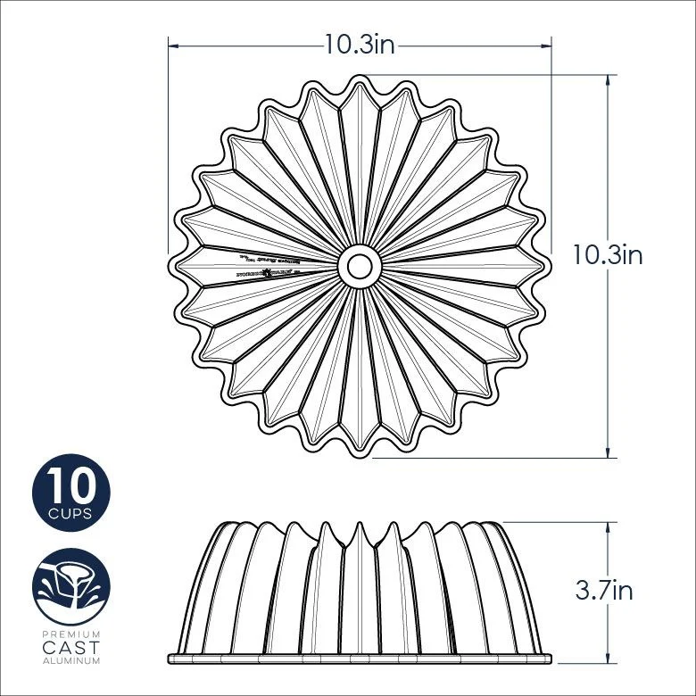 Brilliance Bundt Pan - 10 cup - Image 3