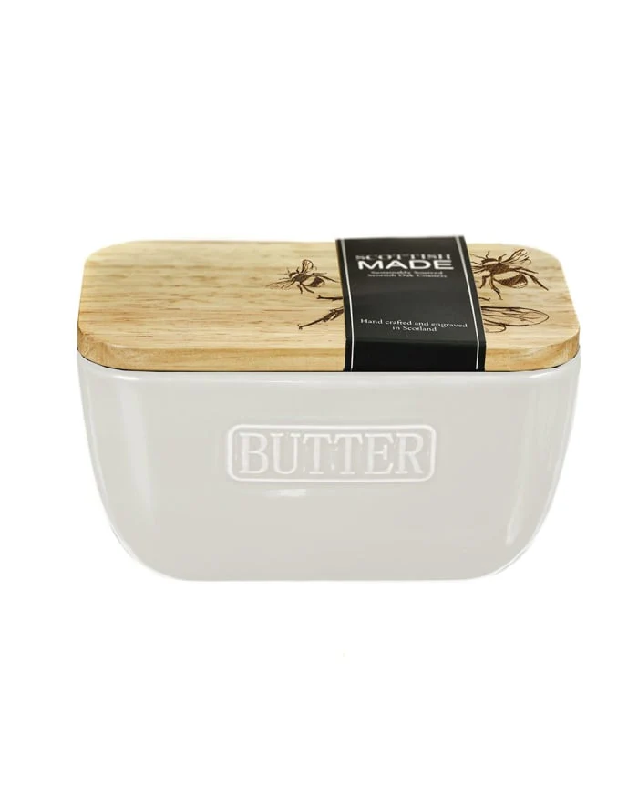 Butter Dish - Bee White - Image 2