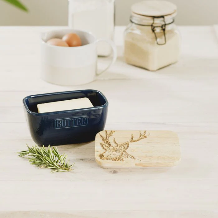 Butter Dish - Stag Blue - Image 3