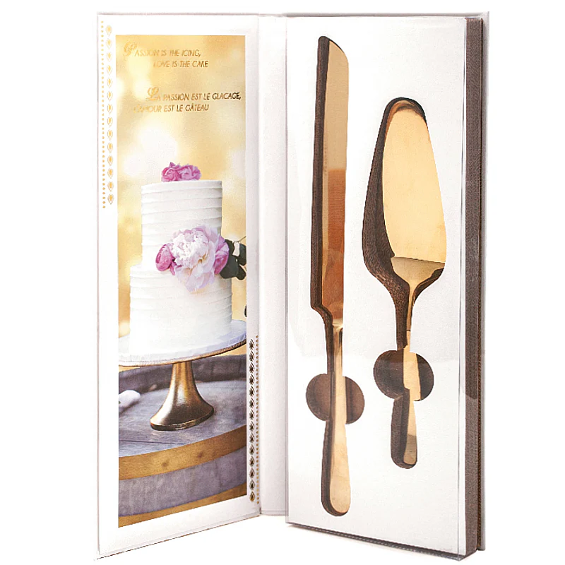 Cake Serving Set β Gold - Image 2