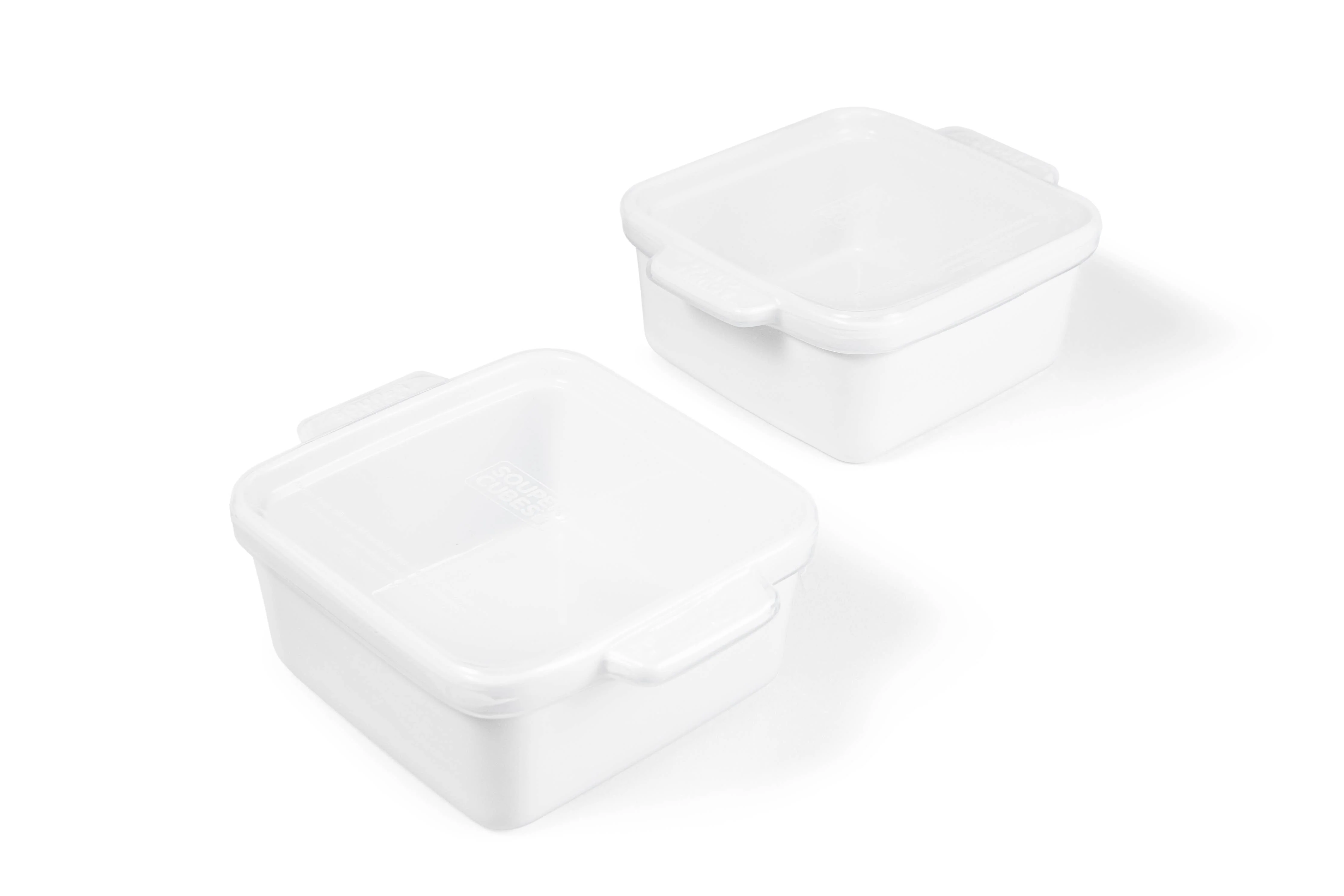 Souper Cube Ceramic Baking Dish 5" Square with Silicone Covers, 2pk Blueberry - Image 3