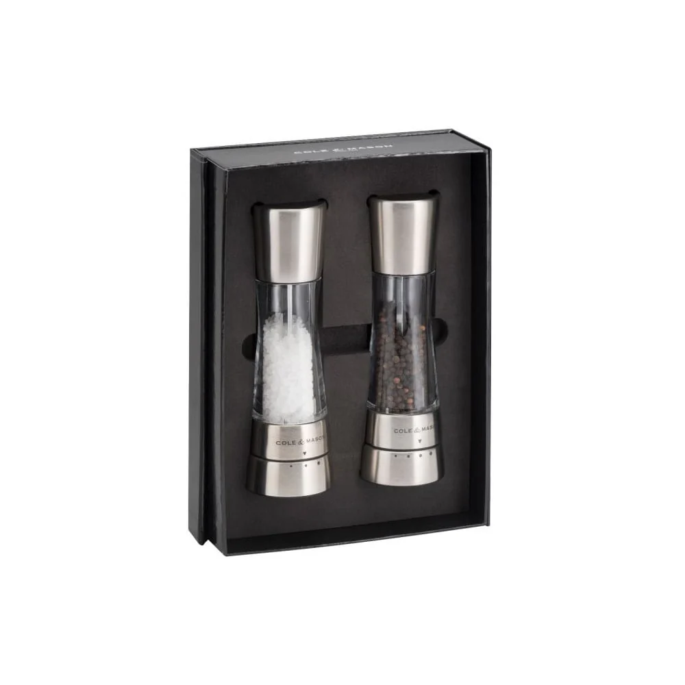 Cole & Mason Derwent Salt & Pepper Mill Gift Set - Stainless - Image 3