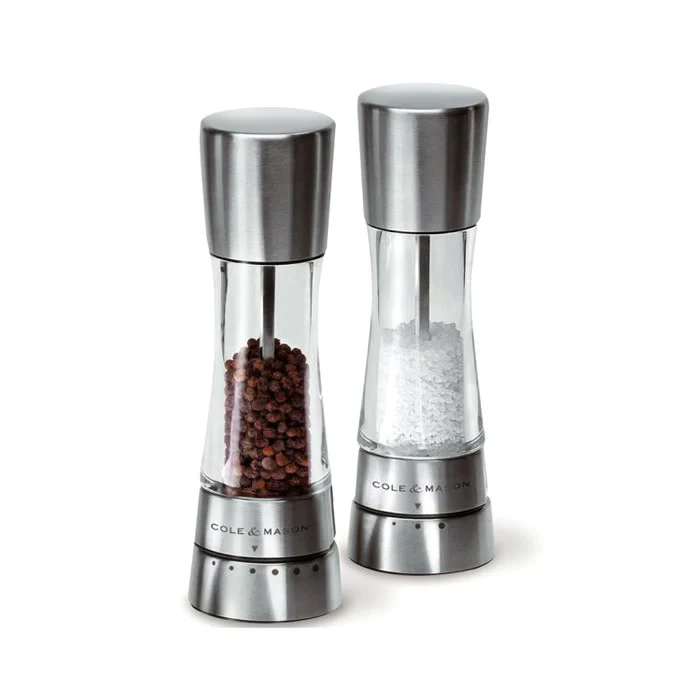 Cole & Mason Derwent Salt & Pepper Mill Gift Set - Stainless - Image 9