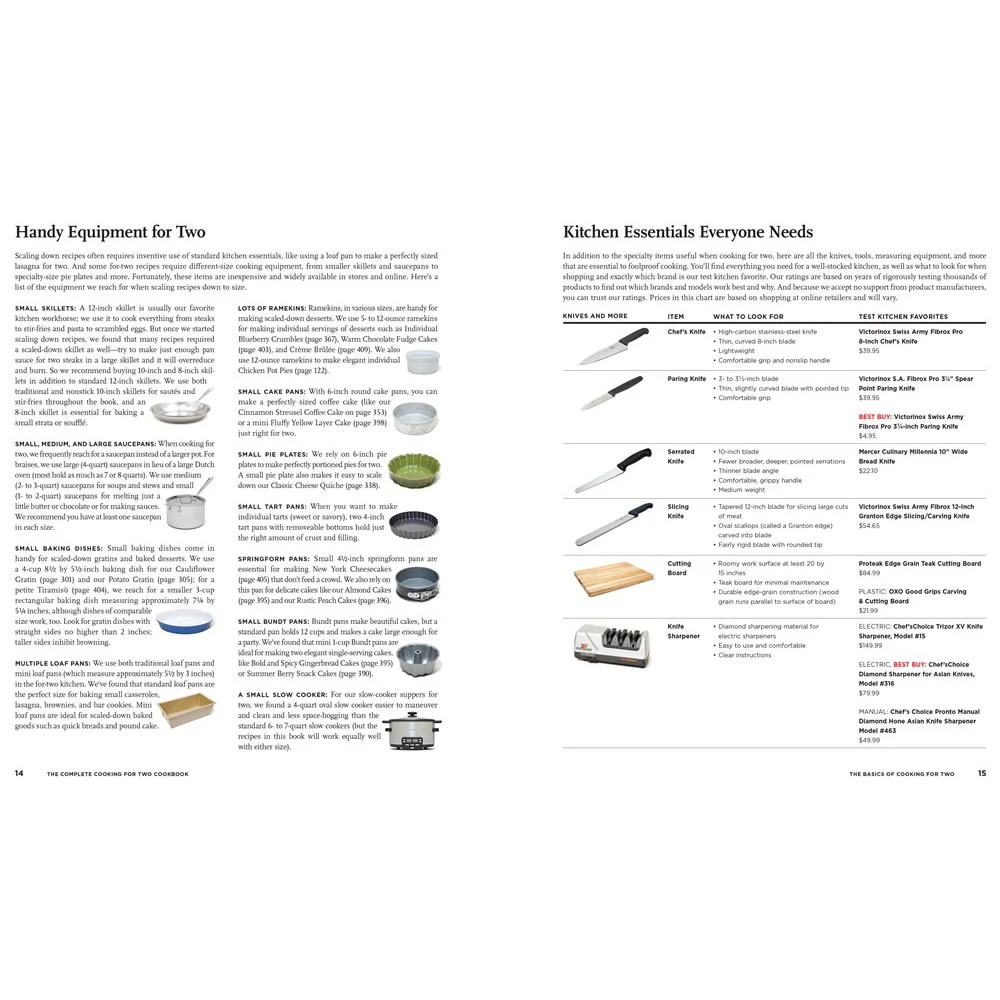 Complete Cooking for Two Hardcover - America's Test Kitchen - Image 3