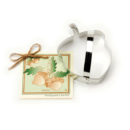 Cookie Cutter w/ Recipe - Acorn 5"