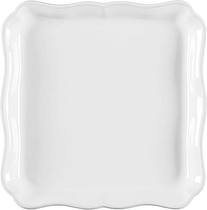 Costa Nova Alentejo Square Tray 8.25in - White