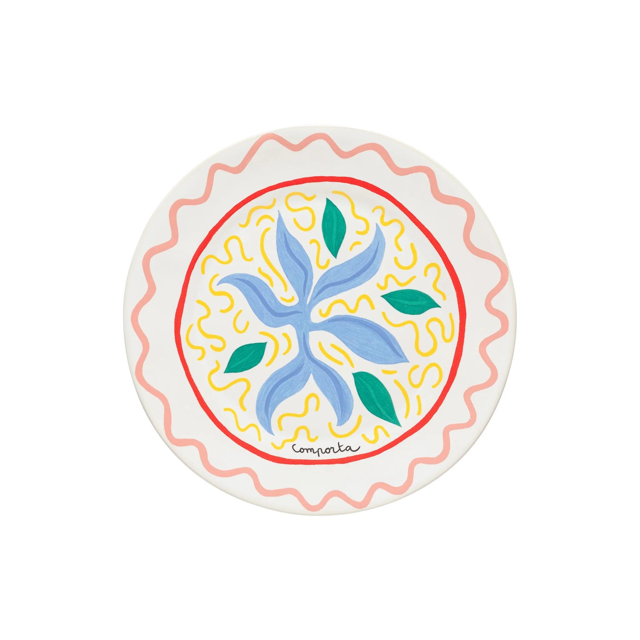 Costa Nova Summer Bliss Dinner Plate - Seaweed