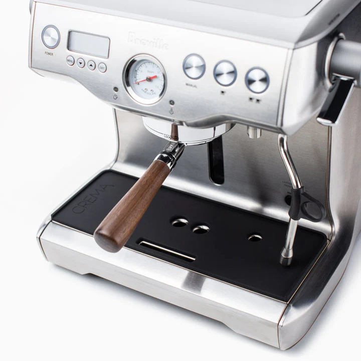 Crema Bottomless Portafilter - 58mm - Walnut - Image 4
