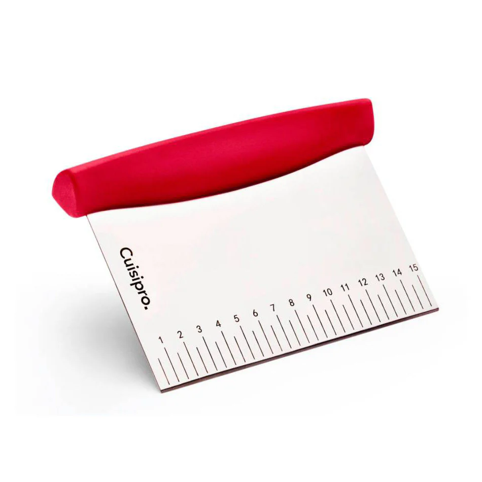 Bench Scraper/Dough Cutter - Red