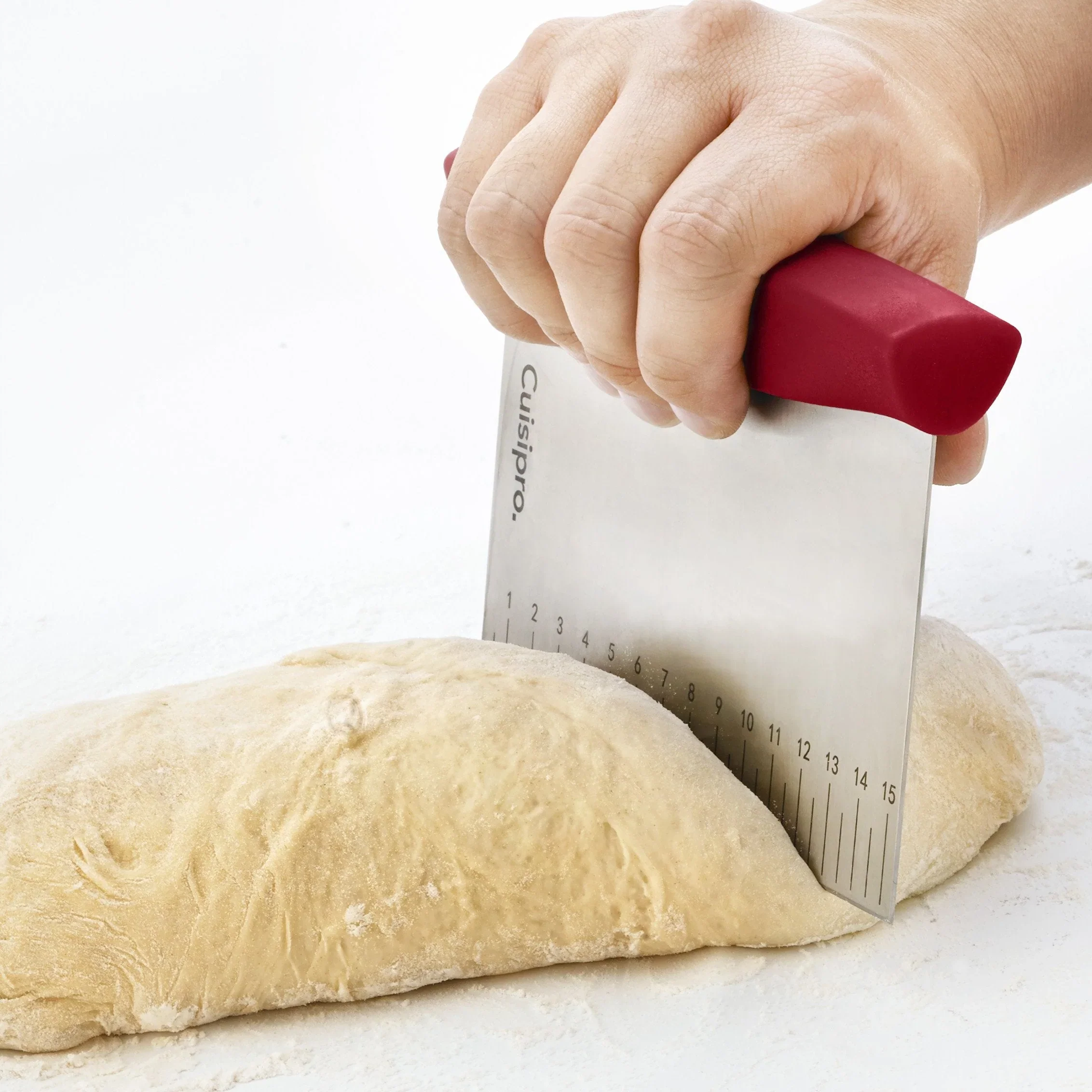 Bench Scraper/Dough Cutter - Red - Image 2