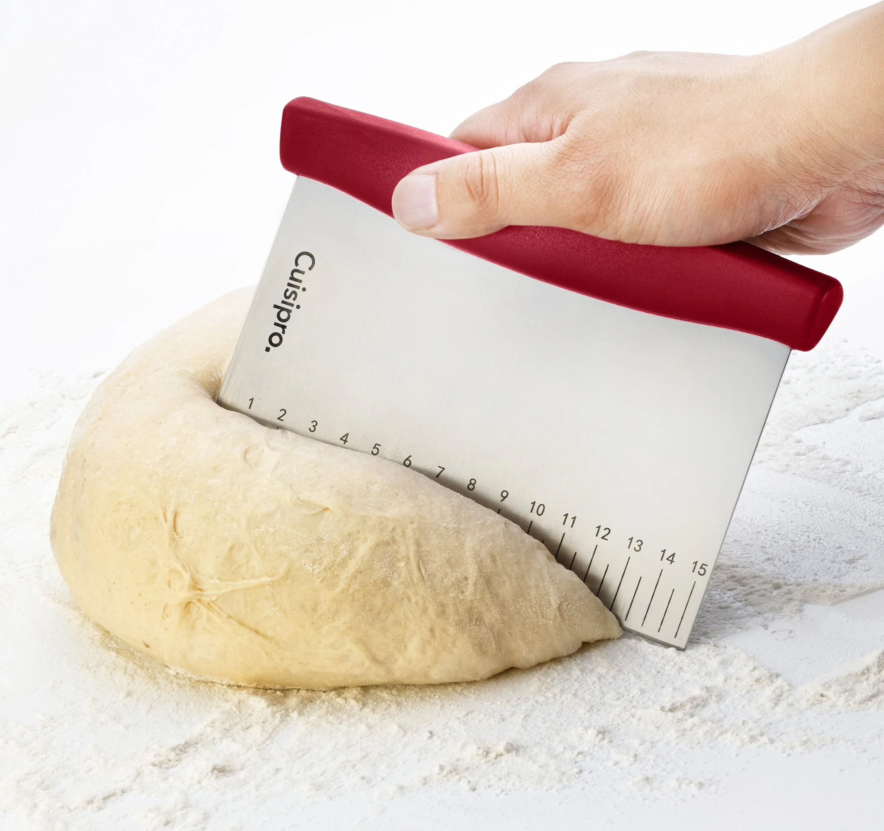 Bench Scraper/Dough Cutter - Red - Image 3