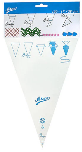 Ateco Cut & Pipe Disposable Pastry Bags - 100pk